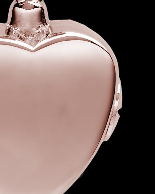Rose Gold Plated Gentle Heart Urn Pendant