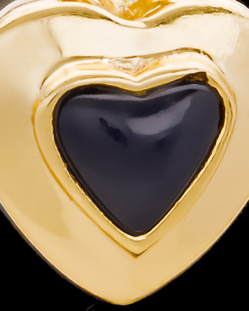 Gold Plated Evening Heart Keepsake Jewelry