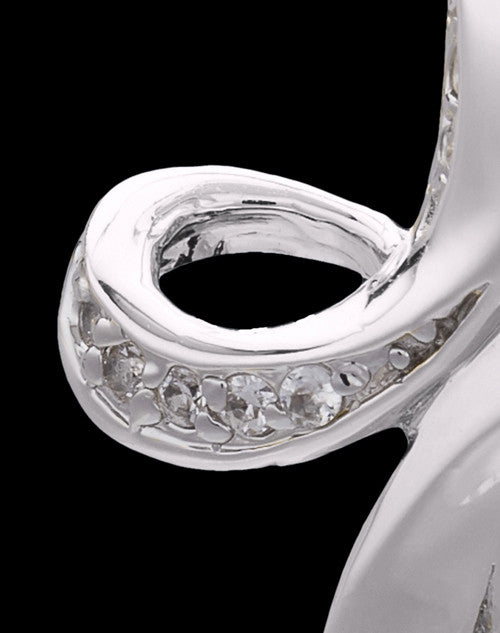 Sterling Silver March Fluid Cross Keepsake Jewelry