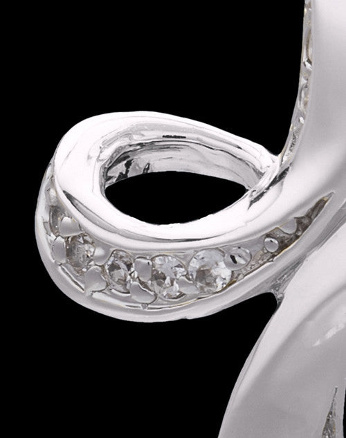 Sterling Silver May Fluid Cross Keepsake Jewelry