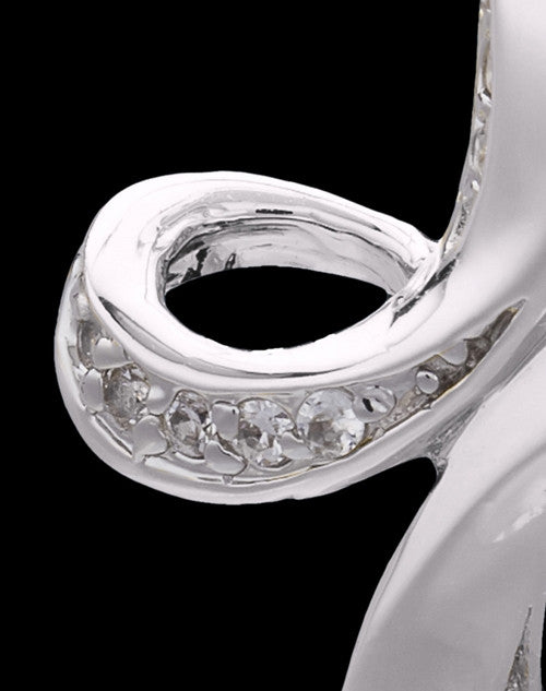 Sterling Silver November Fluid Cross Keepsake Jewelry