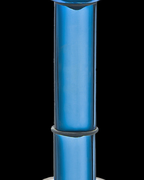 Blue Stainless Millenium Cremation Pendant with Graceful Charm