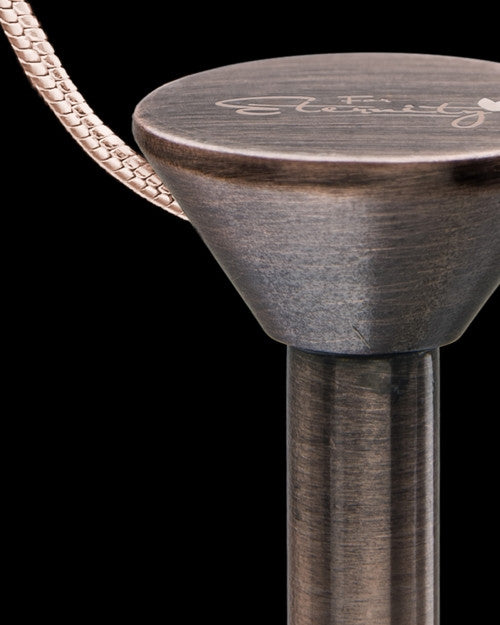 Antique Copper Stainless Millenium Urn Pendant and Fetch Me Bone