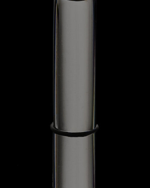 Black Stainless Millenium Cremation Pendant with Fetch Me Bone Charm
