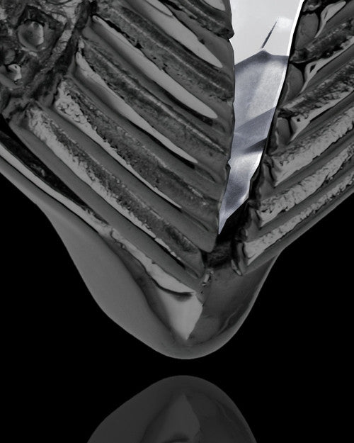 Black Plated Stainless Steel Clear Fond Emotions Jewelry Keepsake