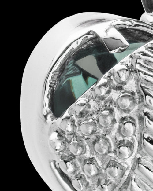 Stainless Steel Turquoise Fond Emotions Jewelry Keepsake