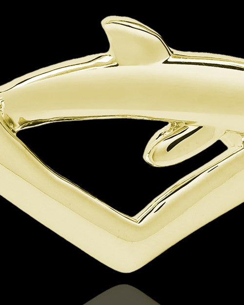Gold Plated Leaping Love Heart Keepsake Jewelry