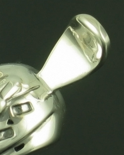 Memorial Pendant Sterling Silver LAX Keepsake