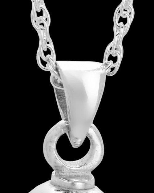 Urn Pendant Sterling Silver Caress Memorial