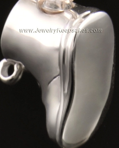 Keepsake Pendant 14k White Gold Lil Booty