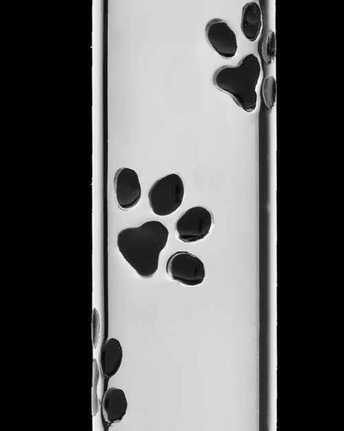 Pet Ash Pendant Sterling Silver Paw Cylinder Keepsake