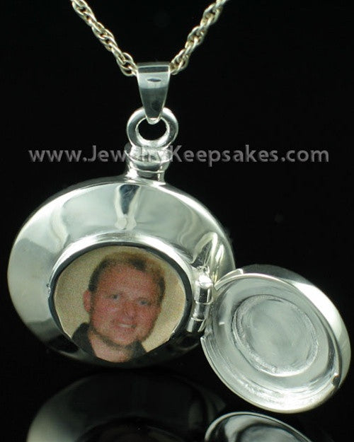 Cremation Necklace Sterling Silver Piety Keepsake