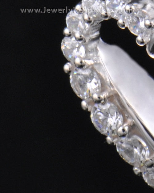 Cremation Urn Pendant Sterling Silver Glimmer Heart