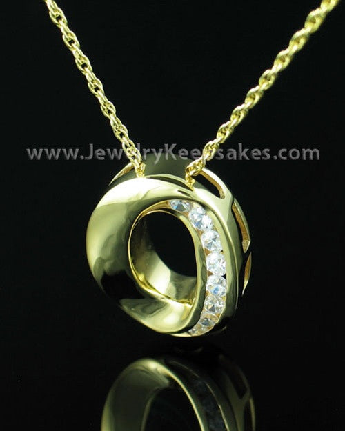 Funeral Jewelry Gold Vermeil Commitment Locket