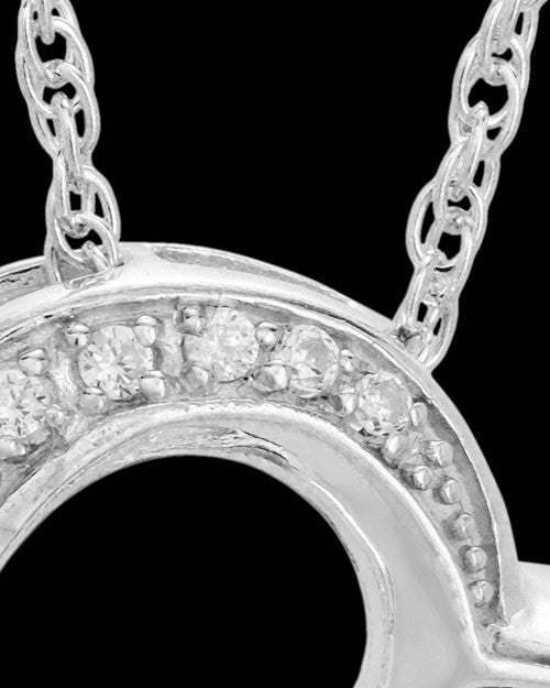 Memorial Pendant Sterling Silver Passion Heart