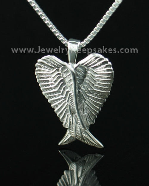 Ash Pendant Antique Sterling Silver Seraph