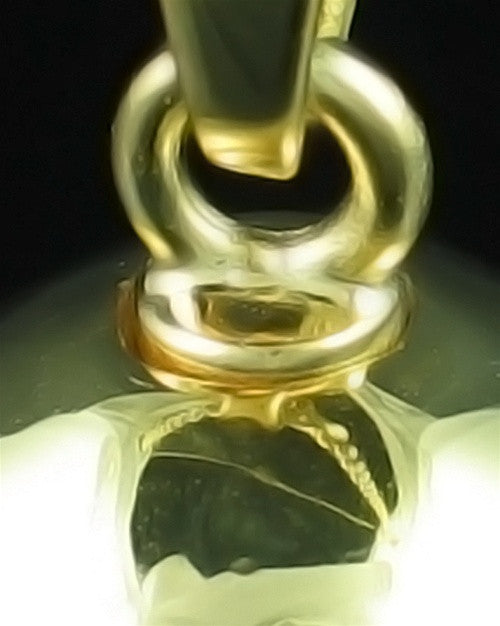 Eight Ball Keepsake Memory Pendant - Gold Plated